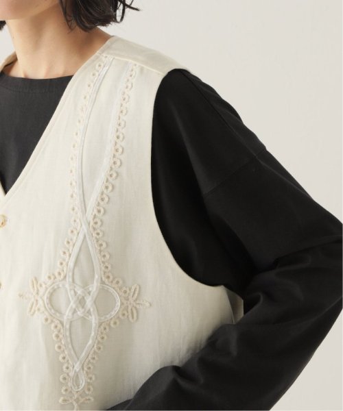 【OFF THE CUFF/オフザカフ】VELOR CODE EMB GILET THE FRAMeWORK OFF CUFF/オフザカフ 着用サイズ