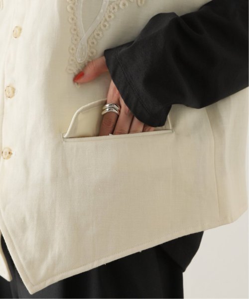 【OFF THE CUFF/オフザカフ】VELOR CODE EMB GILET THE FRAMeWORK OFF CUFF/オフザカフ 着用サイズ