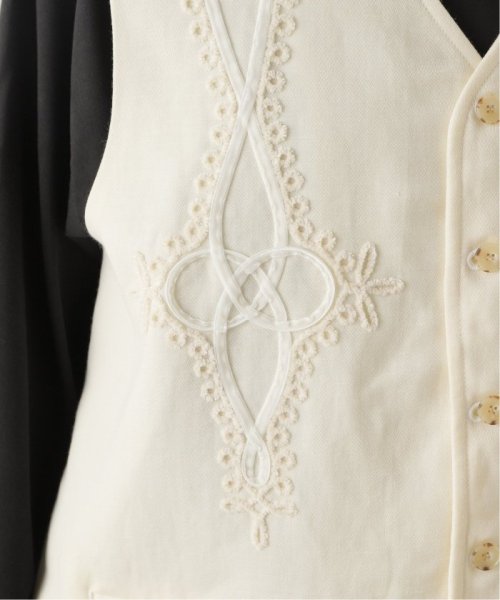 【OFF THE CUFF/オフザカフ】VELOR CODE EMB GILET THE FRAMeWORK OFF CUFF/オフザカフ 着用サイズ