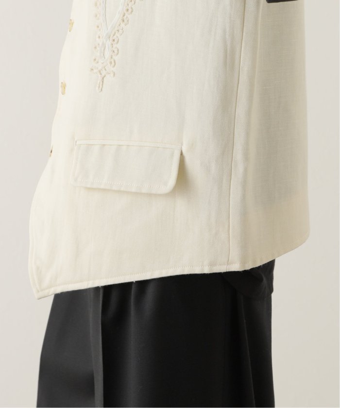 トップス OFFTHECUFF 23aw VELOR CODE EMB GILET VELOR CODE EMB GILET – OFFTHECUFF