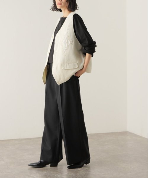 【OFF THE CUFF/オフザカフ】VELOR CODE EMB GILET THE FRAMeWORK OFF CUFF/オフザカフ 着用サイズ