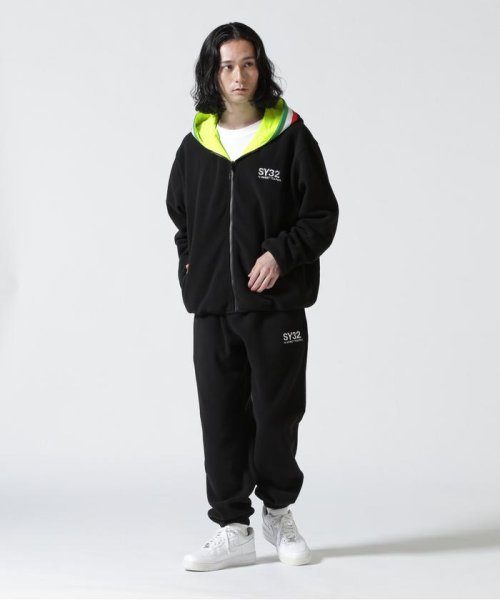 RoyalFlash(ロイヤルフラッシュ)/SY32 by SWEET YEARS/エスワイサーティトゥ バイ スィートイヤーズ/REVERSIBLE FLEECE ZIP HOOD/img02