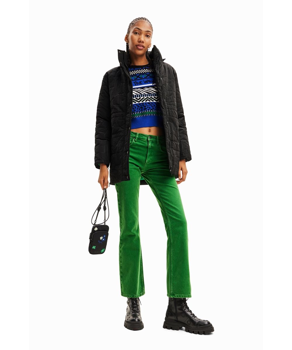 セール】ファスナー パデッドコート(505382405) | デシグアル(Desigual