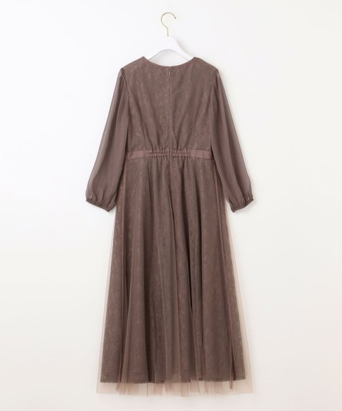 【Lily calin】シアーレースクラシック ドレス 