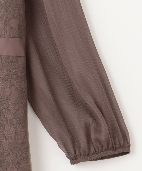 【Lily calin】シアーレースクラシック ドレス 