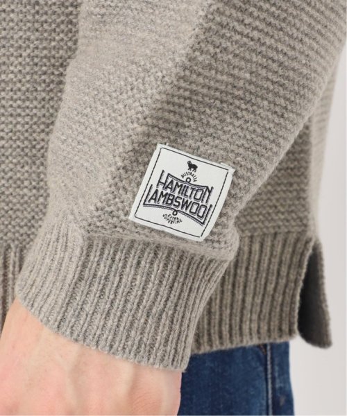 JOURNAL STANDARD relume Men's(ジャーナルスタンダード　レリューム　メンズ)/HAMILTON WOOL ガーター ヘンリーネックニット/img60