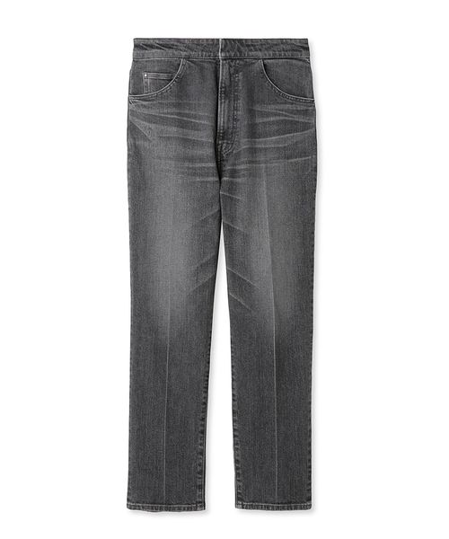 ハイライズ美脚ストレッチテーパードデニムパンツ ハイライズ美脚ストレッチテーパードパンツ(505691192)｜阪急