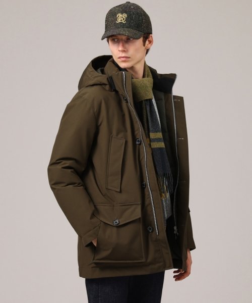 【河田フェザー】クラシック ダウン ブルゾン 