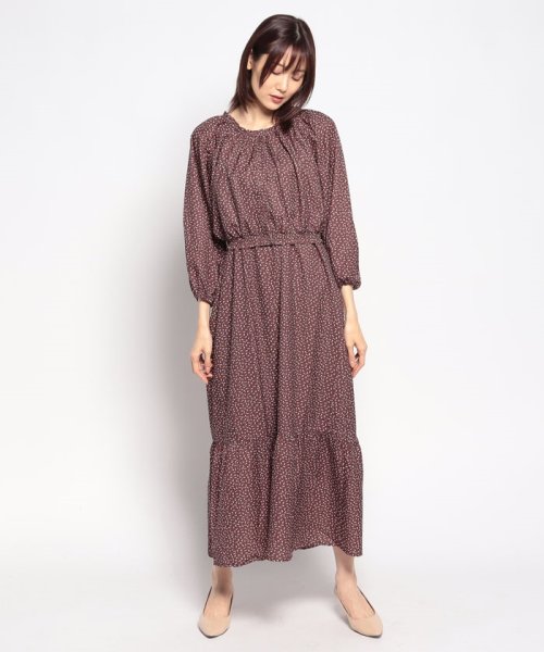 offprice.ec(offprice ec)/【flower/フラワー】heart leaves onepiece/img01