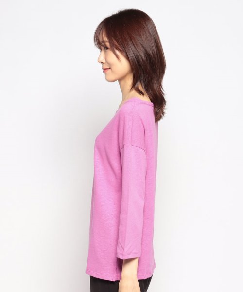 BENETTON (women)(ベネトン（レディース）)/リネン混長袖Tシャツ・カットソー/img09