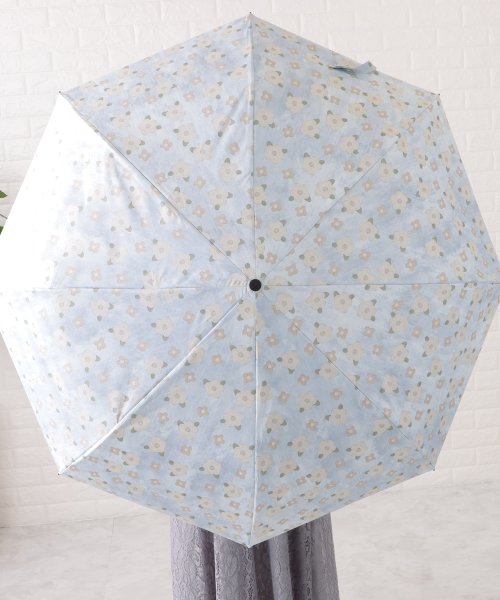 Lace Ladies(レースレディース)/晴雨兼用ワンタッチフラワー折りたたみ傘/img05