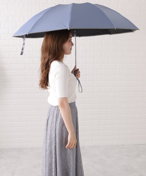 Lace Ladies(レースレディース)/晴雨兼用ラージサイズスタイリッシュ折りたたみ傘/img01