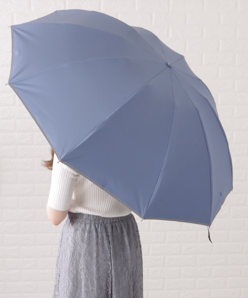 Lace Ladies(レースレディース)/晴雨兼用ラージサイズスタイリッシュ折りたたみ傘/img02