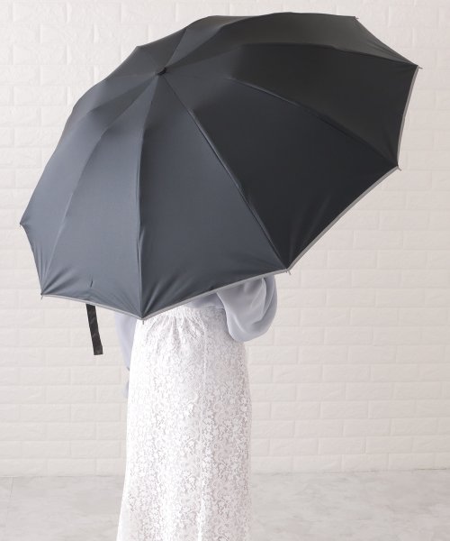 Lace Ladies(レースレディース)/晴雨兼用ラージサイズスタイリッシュ折りたたみ傘/img06