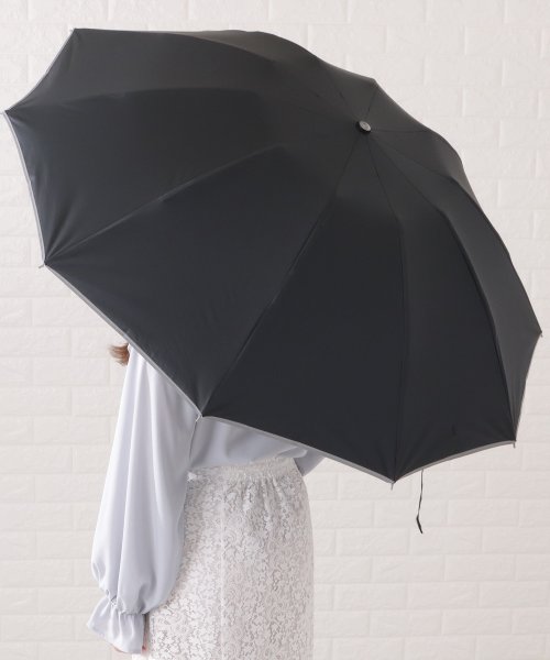 Lace Ladies(レースレディース)/晴雨兼用ラージサイズスタイリッシュ折りたたみ傘/img09