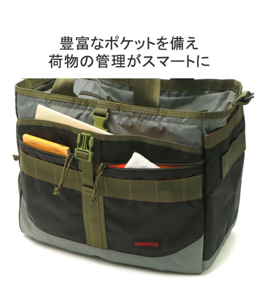 BRIEFING GOLF(ブリーフィング ゴルフ)/日本正規品 ブリーフィング ゴルフ トートバッグ BRIEFING GOLF 2WAY MIL COLLECTION TURF WIRE BRG233T29/img06