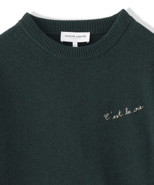 EPOCA(エポカ)/【MAISON LABICHE】エンブロイダリーグリーンニットプルオーバー《WEB＆EPOCA THE SHOP店舗限定》/img02