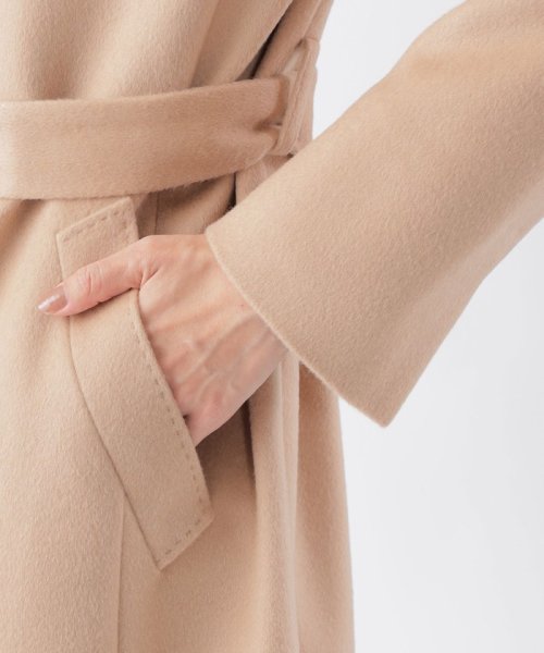 ウールカシミヤビーバーステンカラーコート 