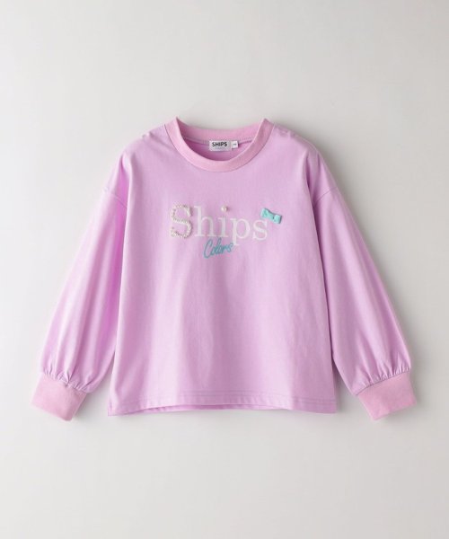 SHIPS Colors  KIDS(シップスカラーズ　キッズ)/SHIPS Colors:ビジュー プリント ロングスリーブ  Tシャツ（100～130cm）/img02