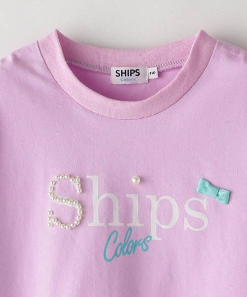SHIPS Colors  KIDS(シップスカラーズ　キッズ)/SHIPS Colors:ビジュー プリント ロングスリーブ  Tシャツ（100～130cm）/img04