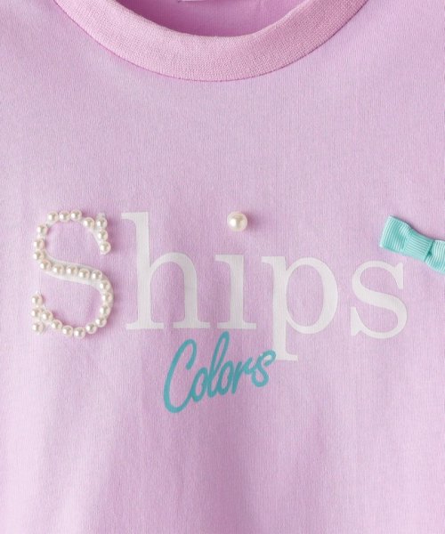 SHIPS Colors  KIDS(シップスカラーズ　キッズ)/SHIPS Colors:ビジュー プリント ロングスリーブ  Tシャツ（100～130cm）/img06