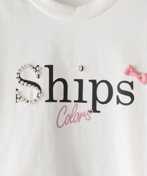 SHIPS Colors  KIDS(シップスカラーズ　キッズ)/SHIPS Colors:ビジュー プリント ロングスリーブ  Tシャツ（100～130cm）/img08