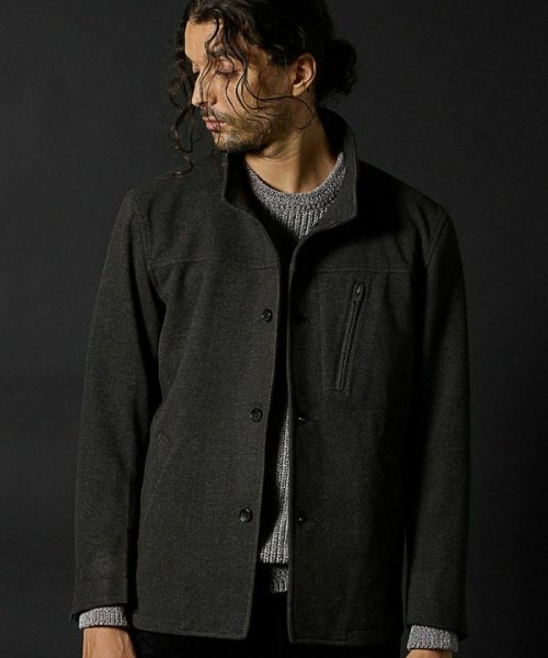 T/Rツイルカルゼスタンドカラーブルゾン 