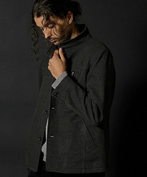 T/Rツイルカルゼスタンドカラーブルゾン 