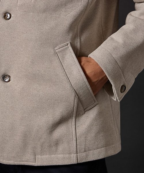 T/Rツイルカルゼスタンドカラーブルゾン 