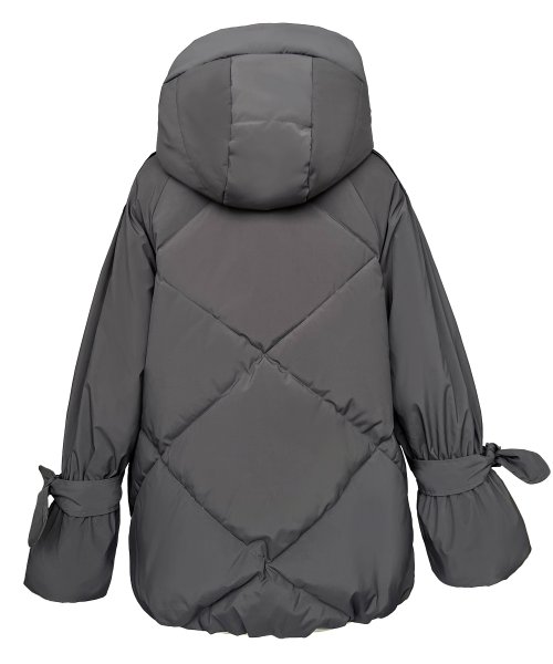 ライトサーモショルダーピンタック フーディーパテッドコート(D1269) フーディーパテッドコート D1269 ライトサーモショルダーピンタック ライトサーモ モカ 赤外線を吸収