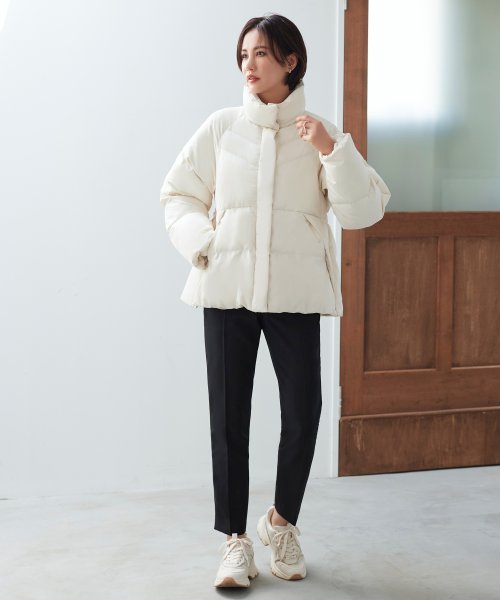 ライトサーモサイドスリットスタンドカラーパファージャケット(D1291) D1291 ライトサーモサイドスリットスタンドカラーパファージャケット ライトサーモ 赤外線を吸収