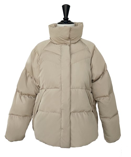 ライトサーモサイドスリットスタンドカラーパファージャケット(D1291) D1291 ライトサーモサイドスリットスタンドカラーパファージャケット ライトサーモ 赤外線を吸収