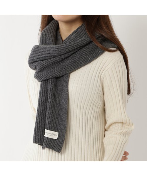 ジョンストンズ マフラー ニットリブマフラー グレー メンズ レディース ユニセックス JOHNSTONS HAA01684 HA4181 JOHNSTONS ジョンストンズ マフラー ニットリブマフラー グレー メンズ レディース ユニセックス HAA01684 MID