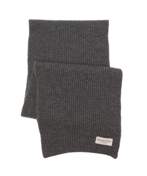 ジョンストンズ マフラー ニットリブマフラー グレー メンズ レディース ユニセックス JOHNSTONS HAA01684 HA4181 JOHNSTONS ジョンストンズ マフラー ニットリブマフラー グレー メンズ レディース ユニセックス HAA01684 MID