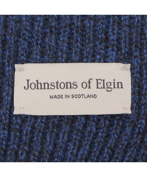 Johnstons(ジョンストンズ)/ジョンストンズ マフラー ニットリブマフラー ブルー メンズ レディース ユニセックス JOHNSTONS HAA01684 HD7292/img05