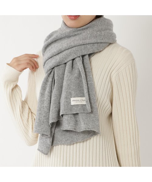 ジョンストンズ ストール マフラー グレー レディース JOHNSTONS HAM00162 HA0308 JOHNSTONS ジョンストンズ ストール マフラー グレー レディース HAM00162 LIGHT