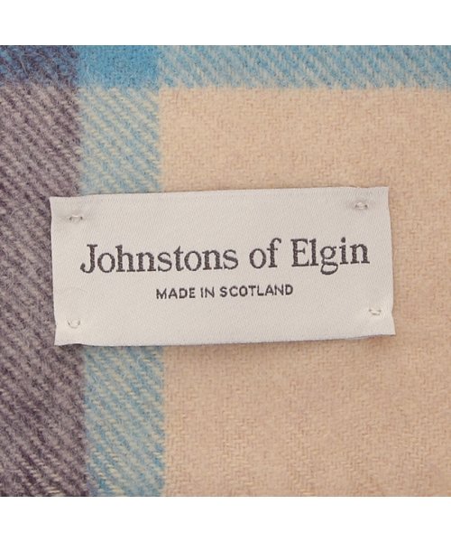 Johnstons(ジョンストンズ)/ジョンストンズ ストール マフラー ホワイト レッド レディース JOHNSTONS WA000056 KU0010 大判/img05