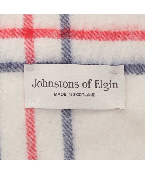 Johnstons(ジョンストンズ)/ジョンストンズ ストール マフラー ホワイト マルチカラー レディース JOHNSTONS WA000056 KU0128 大判/img05
