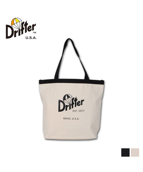 Drifter(ドリフター)/Drifter ドリフター バッグ トートバッグ メンズ レディース 12L キャンバス CANVAS HANDLE TOTE ブラック オフホワイト 黒 DF/img01