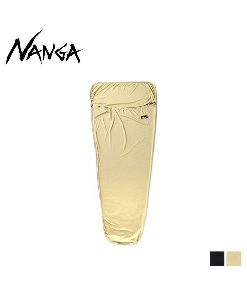 NANGA(ナンガ)/NANGA ナンガ シュラフ 寝袋 スリーピング バッグ インナーシーツ 軽量 通気性 マミー型 SLEEPING BAG INNER SHEET ブラック ベ/img01