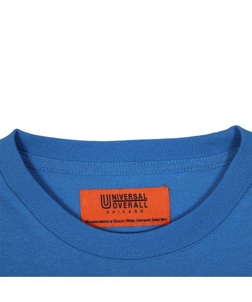 UNIVERSAL OVERALL(ユニバーサルオーバーオール)/ユニバーサルオーバーオール UNIVERSAL OVERALL Tシャツ 長袖 ロンT カットソー メンズ CENTER LOGO ブラック ホワイト チャコー/img06