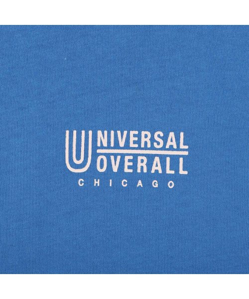 UNIVERSAL OVERALL(ユニバーサルオーバーオール)/ユニバーサルオーバーオール UNIVERSAL OVERALL Tシャツ 長袖 ロンT カットソー メンズ CENTER LOGO ブラック ホワイト チャコー/img09