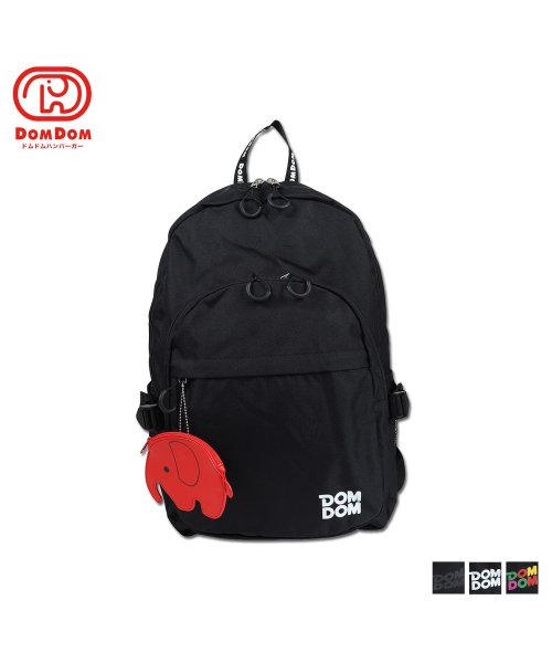 DOMDOM(ドムドム)/ドムドム DOMDOM リュック バッグ バックパック ポップンドム メンズ レディース 30L 大容量 DAYPACK ブラック マルチ 黒 DM026/img01