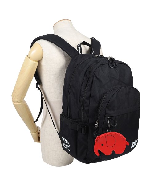 DOMDOM(ドムドム)/ドムドム DOMDOM リュック バッグ バックパック ポップンドム メンズ レディース 30L 大容量 DAYPACK ブラック マルチ 黒 DM026/img05