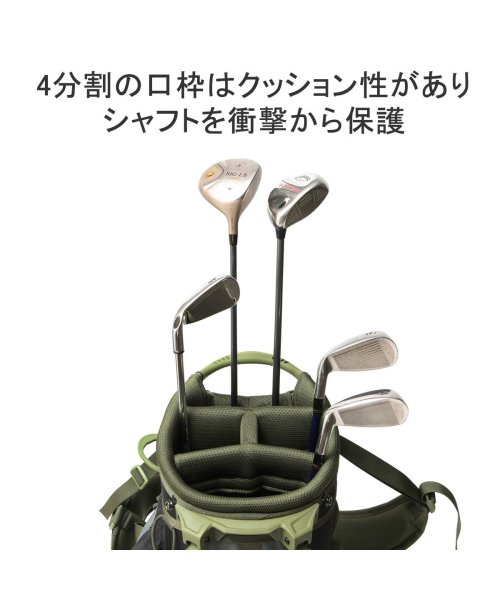 BRIEFING GOLF(ブリーフィング ゴルフ)/日本正規品 ブリーフィング ゴルフ キャディバッグ スタンド BRIEFING GOLF 9.5型 4分割 MIL COLLECTION BRG233D22/img05