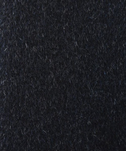 ウールカシミヤミックス スタンドカラー ブルゾン 