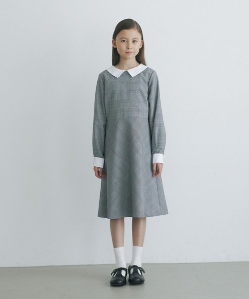 green label relaxing （Kids）(グリーンレーベルリラクシング（キッズ）)/T/W グレンチェックワンピース×ボレロ セット/img02