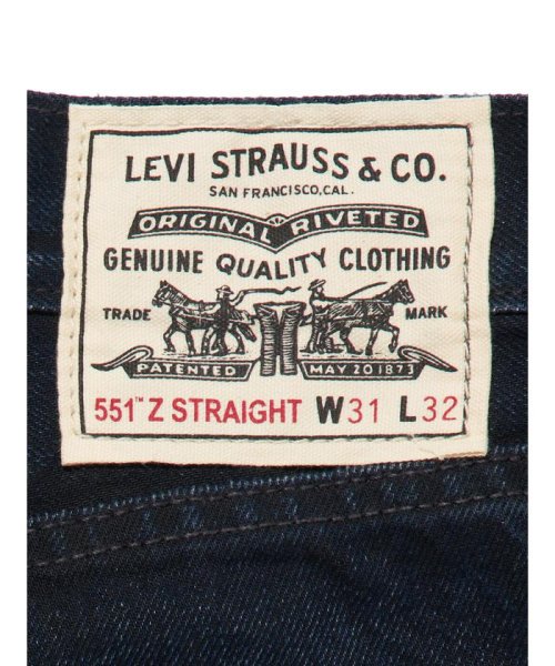 Levi's(リーバイス)/WELLTHREAD(R) 551Z ストレート ダークインディゴ RAVEN LILY/img12