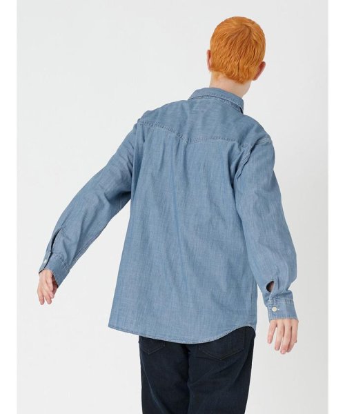 Levi's(リーバイス)/リラックスフィット ウエスタンシャツ ライトインディゴ CHAMBRAY LIGHT/img02