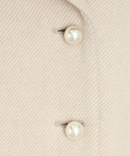 Couture Brooch(クチュールブローチ)/【ふっくら軽く、暖かい】パール調ボタンPコート/img31